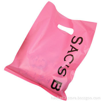 High-quality Patch Handle HDPE Plastic Shopping Bag